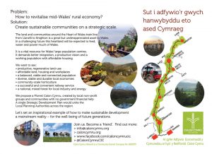 Calon Cymru Network leaflet
